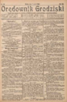 Orędownik Grodziski: niezależne pismo dla rodzin polskich powiatu grodziskiego i nowotomyskiego : organ centralny dla miast: Grodziska, Opalenicy, Buku, Nowego Tomyśla, Zbaszynia i Lw&oacute;wka 1926.05.15 R.8 Nr39