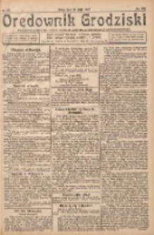 Orędownik Grodziski: niezależne pismo dla rodzin polskich powiatu grodziskiego i nowotomyskiego : organ centralny dla miast: Grodziska, Opalenicy, Buku, Nowego Tomyśla, Zbaszynia i Lw&oacute;wka 1926.05.19 R.8 Nr40