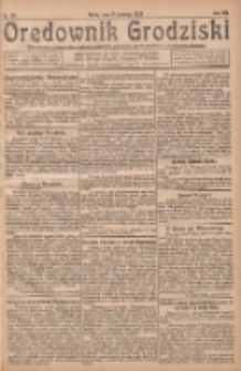 Orędownik Grodziski: niezależne pismo dla rodzin polskich powiatu grodziskiego i nowotomyskiego : organ centralny dla miast: Grodziska, Opalenicy, Buku, Nowego Tomyśla, Zbaszynia i Lw&oacute;wka 1926.06.09 R.8 Nr46