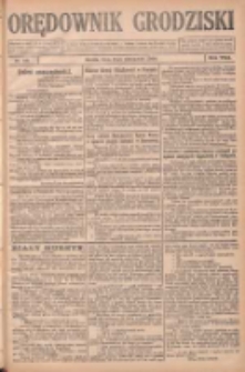 Orędownik Grodziski: niezależne pismo dla rodzin polskich powiatu grodziskiego i nowotomyskiego : organ centralny dla miast: Grodziska, Opalenicy, Buku, Nowego Tomyśla, Zbaszynia i Lw&oacute;wka 1926.11.03 R.8 Nr88