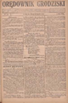 Orędownik Grodziski: niezależne pismo dla rodzin polskich powiatu grodziskiego i nowotomyskiego : organ centralny dla miast: Grodziska, Opalenicy, Buku, Nowego Tomyśla, Zbaszynia i Lw&oacute;wka 1926.11.24 R.8 Nr94