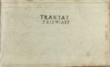 Praxis ręczna działa. Ksiega I. Traktat IX