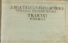 Praxis ręczna działa. Ksiega III. Traktat I