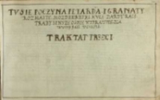 Praxis ręczna działa. Ksiega IV. Traktat III