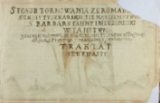 Praxis ręczna działa. Ksiega IV. Traktat XI