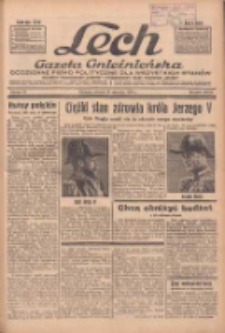 Lech.Gazeta Gnieźnieńska: codzienne pismo polityczne dla wszystkich stan&oacute;w. Dodatki: tygodniowy "Lechita" i powieściowy oraz dwutygodnik "Leszek" 1936.01.21 R.36 Nr16