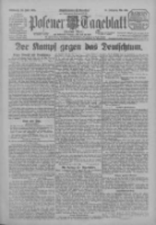 Posener Tageblatt (Posener Warte) 1925.07.22 Jg.64 Nr166