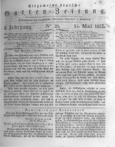 Allgemeine deutsche Garten-Zeitung. 1823.05.14 No.20
