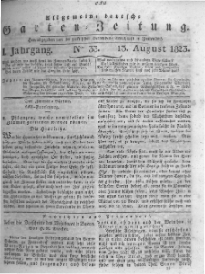 Allgemeine deutsche Garten-Zeitung. 1823.08.13 No.33