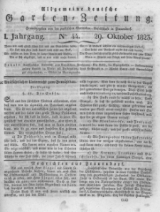 Allgemeine deutsche Garten-Zeitung. 1823.10.29 No.44