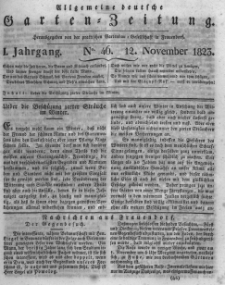 Allgemeine deutsche Garten-Zeitung. 1823.11.12 No.46
