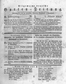 Allgemeine deutsche Garten-Zeitung. 1824.01.07 No.2