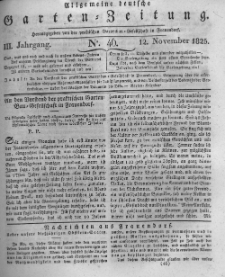 Allgemeine deutsche Garten-Zeitung. 1825.11.12 No.46