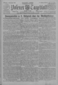 Posener Tageblatt (Posener Warte) 1925.11.11 Jg.64 Nr261
