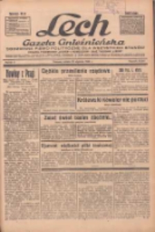 Lech.Gazeta Gnieźnieńska: codzienne pismo polityczne dla wszystkich stan&oacute;w. Dodatki: tygodniowy "Lechita" i powieściowy oraz dwutygodnik "Leszek" 1936.01.25 R.36 Nr20