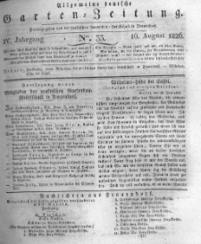 Allgemeine deutsche Garten-Zeitung. 1826.08.16 No.33