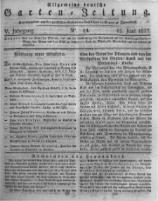Allgemeine deutsche Garten-Zeitung. 1827.06.13 No.24