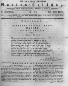 Allgemeine deutsche Garten-Zeitung. 1827.06.20 No.25