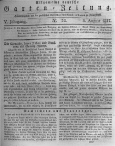 Allgemeine deutsche Garten-Zeitung. 1827.08.08 No.32