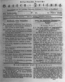 Allgemeine deutsche Garten-Zeitung. 1828.03.04 No.10