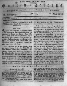 Allgemeine deutsche Garten-Zeitung. 1828.05.07 No.19