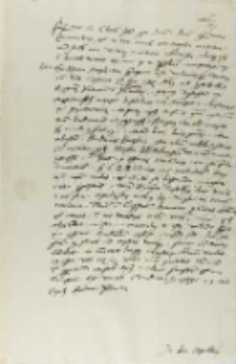 Joannes Bieliński secretarius regalis capellanus, Warszawa 20.04.1544
