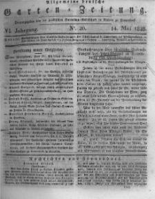 Allgemeine deutsche Garten-Zeitung. 1828.05.14 No.20