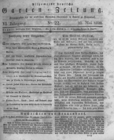 Allgemeine deutsche Garten-Zeitung. 1828.05.28 No.22
