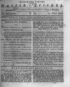 Allgemeine deutsche Garten-Zeitung. 1828.06.11 No.24