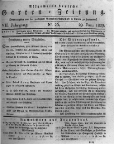 Allgemeine deutsche Garten-Zeitung. 1829.06.29 No.26