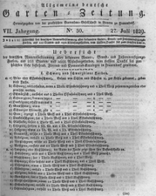 Allgemeine deutsche Garten-Zeitung. 1829.07.27 No.30