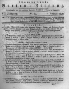 Allgemeine deutsche Garten-Zeitung. 1829.08.10 No.32