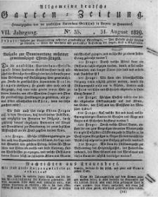 Allgemeine deutsche Garten-Zeitung. 1829.08.31 No.35