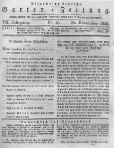 Allgemeine deutsche Garten-Zeitung. 1829.11.30 No.48