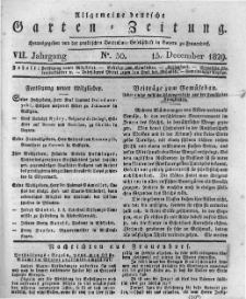 Allgemeine deutsche Garten-Zeitung. 1829.12.15 No.50