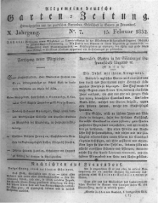 Allgemeine deutsche Garten-Zeitung. 1832.02.15 No.7
