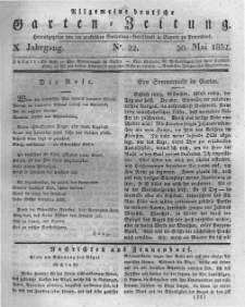 Allgemeine deutsche Garten-Zeitung. 1832.05.30 No.22