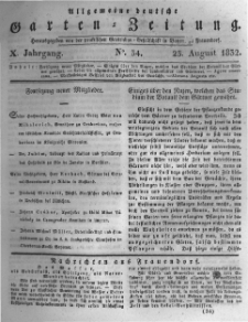 Allgemeine deutsche Garten-Zeitung. 1832.08.23 No.34