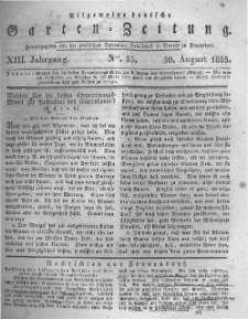 Allgemeine deutsche Garten-Zeitung. 1835.08.30 No.35
