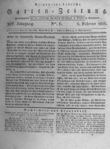Allgemeine deutsche Garten-Zeitung. 1836.02.06 No.6
