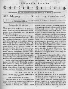 Allgemeine deutsche Garten-Zeitung. 1836.11.12 No.45