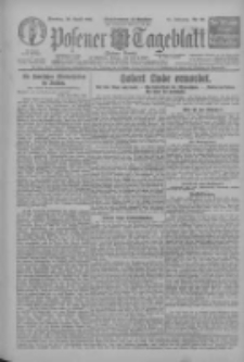 Posener Tageblatt (Posener Warte) 1926.04.20 Jg.65 Nr89