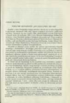 Pokłosie monografii "Jan Działyński 1829-1880". Pamiętnik Biblioteki Kórnickiej Z. 23.