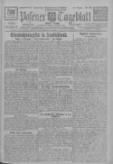 Posener Tageblatt (Posener Warte) 1926.08.21 Jg.65 Nr190