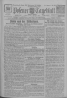 Posener Tageblatt (Posener Warte) 1926.08.26 Jg.65 Nr194