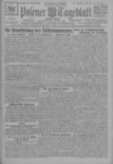 Posener Tageblatt (Posener Warte) 1926.08.29 Jg.65 Nr197