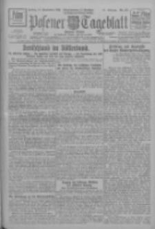 Posener Tageblatt (Posener Warte) 1926.09.10 Jg.65 Nr207