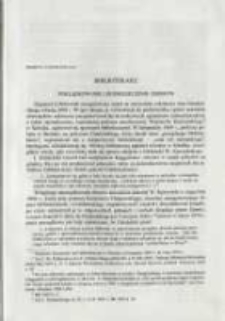 Bibliotekarz. Porządkowanie i rozmieszczenie zbiorów. Pamiętnik Biblioteki Kórnickiej Z. 24.