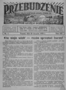 Przebudzenie: organ Związku Robotników Rolnych i Leśnych ZZP. 1933.01.26 R.15 Nr4