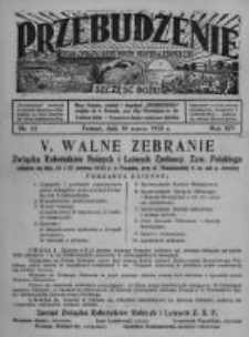 Przebudzenie: organ Związku Robotników Rolnych i Leśnych ZZP. 1933.03.30 R.15 Nr13